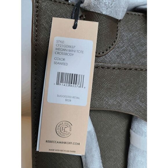 NWT REBECCA MINKOFF Megan Mini Tote Crossbody Handbag MSRP $228 - Picture 10 of 12